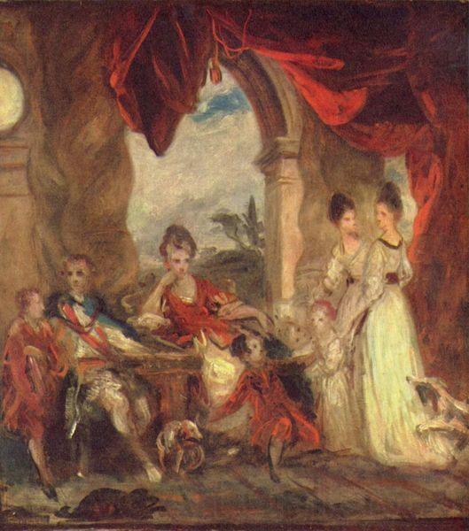 Sir Joshua Reynolds Portrat des Vierten Herzogs von Marlborough und seiner Familie Norge oil painting art